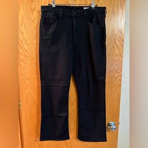 Rag & Bone Black Nina Ankle Flare Jeans 33
